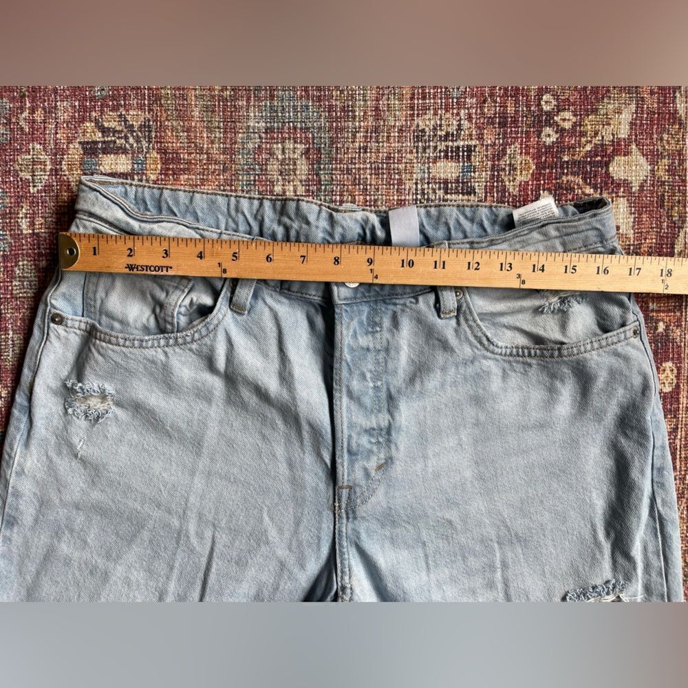 Women’s Primark Denim & Co size 10 high rise 90s boyfriend Distressed Jeans - Picture 2 of 12